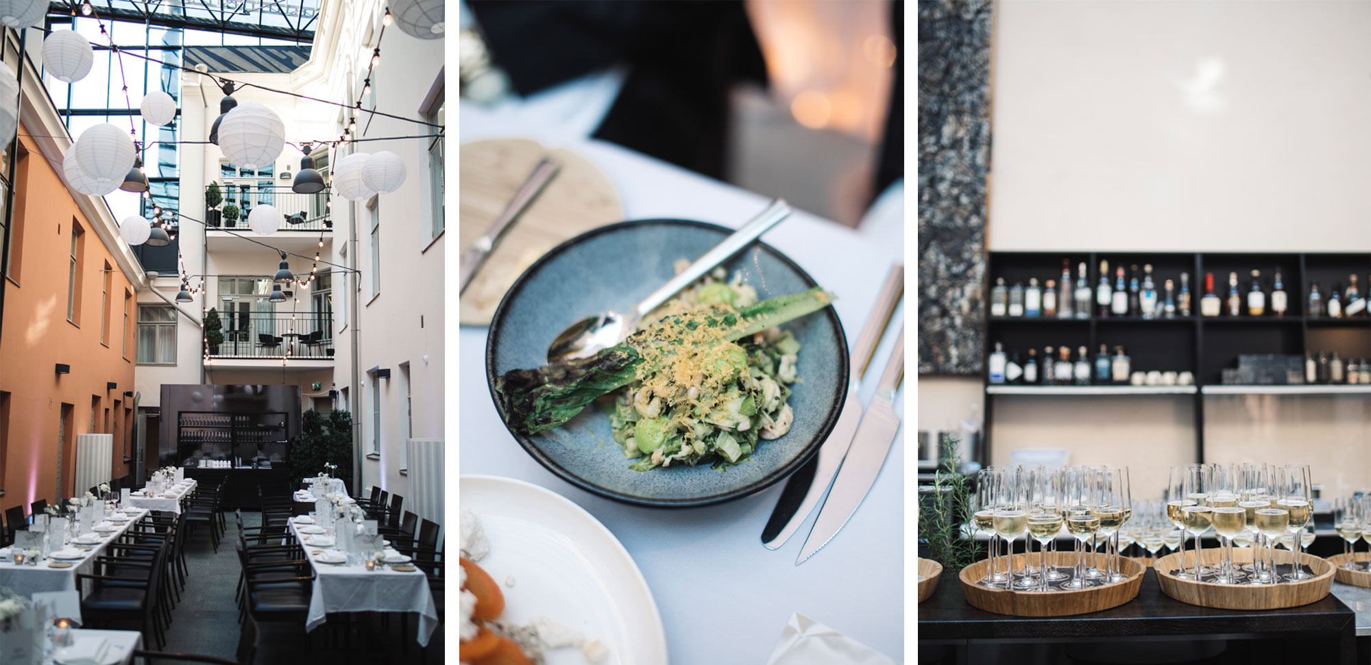 Ravintola Olo garden juhlatilana yritysjuhliin Helsingissä